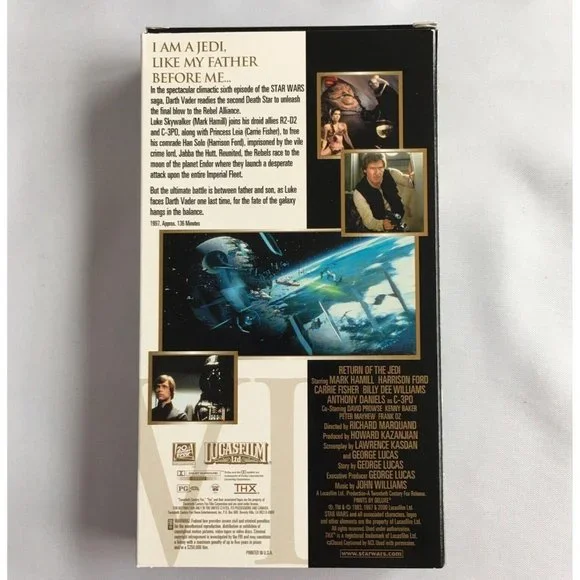2000 Star Wars Trilogy VHS Tape Box Set of 3 Number IV V & VI Digitally Mastered - Picture 6 of 10